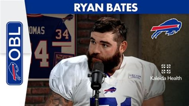 Buffalo Bills: Ryan Bates NFL Salary, Net Worth, PFF, Jersey, Draft, Contract