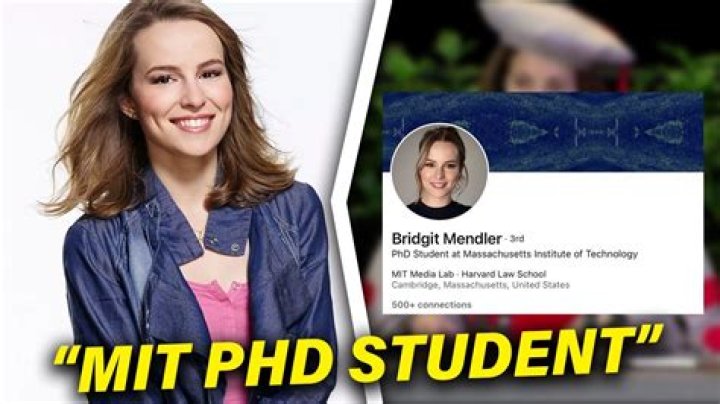Did Bridgit Mendler go to college? Did Bridgit Mendler go to Harvard? Does Bridgit Mendler have a PhD?