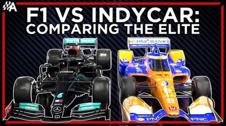 Difference between f1 and indycar