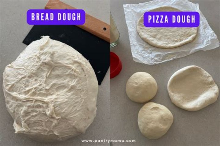 Difference between pizza dough and bread dough