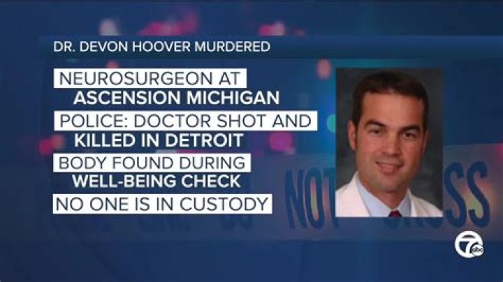 Dr Devon Hoover Obituary: Ascension Michigan Doctor Shot To Death