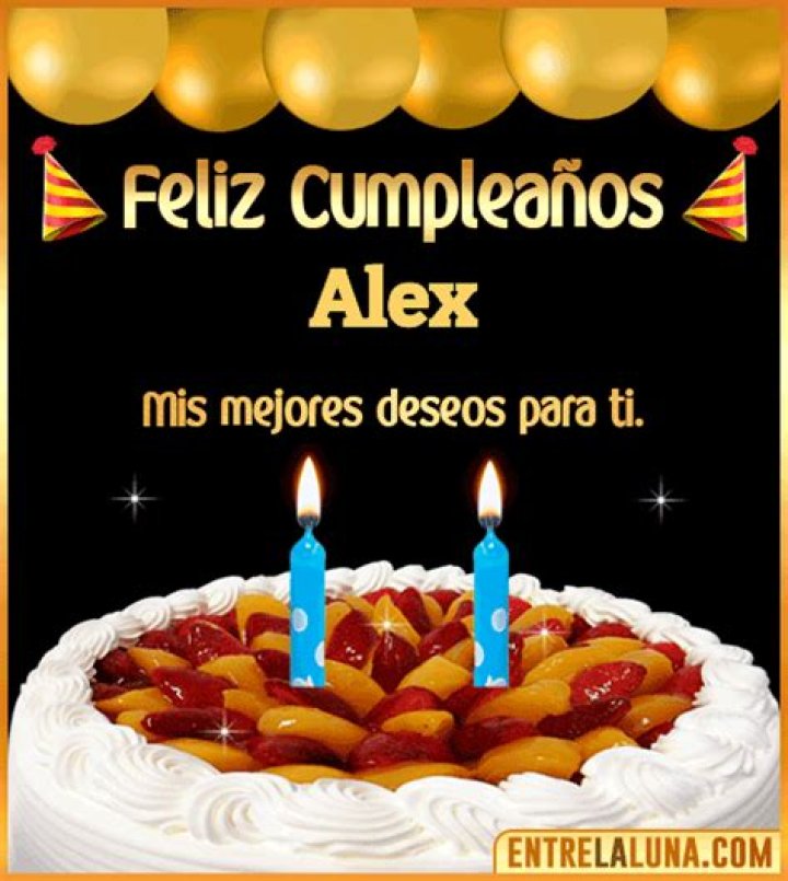 GIF: Happy Birthday Alex Gore – Find Feliz Cumpleaños Alex Forogore Video Here