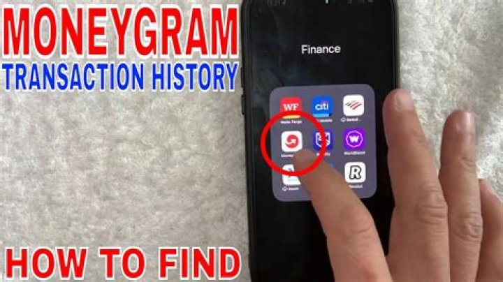 How can i see my moneygram transaction history