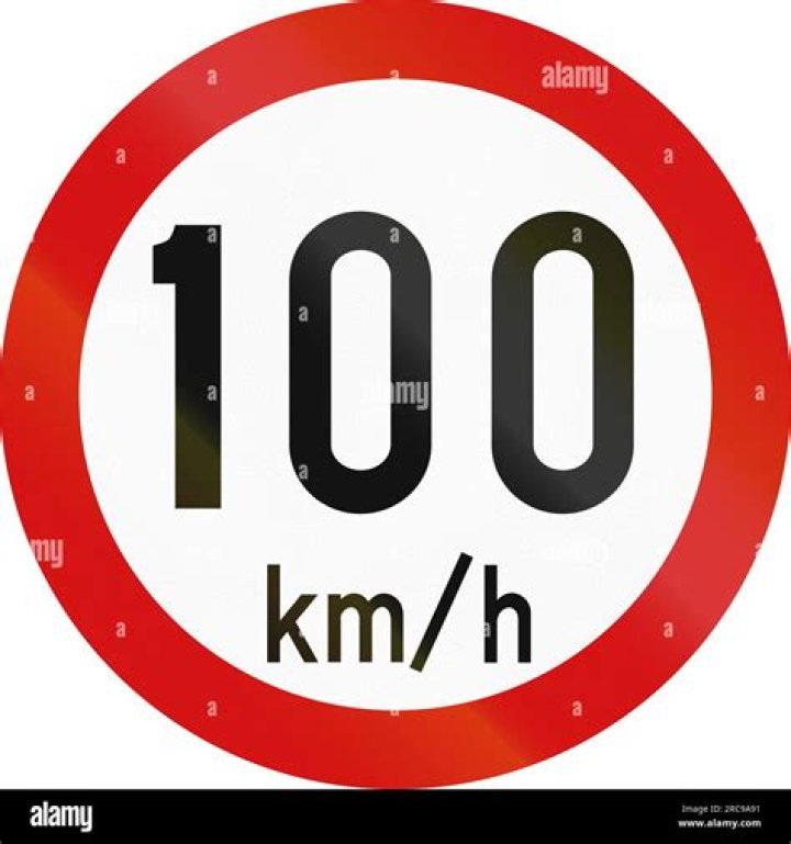 How fast is 100 kilometers per hour