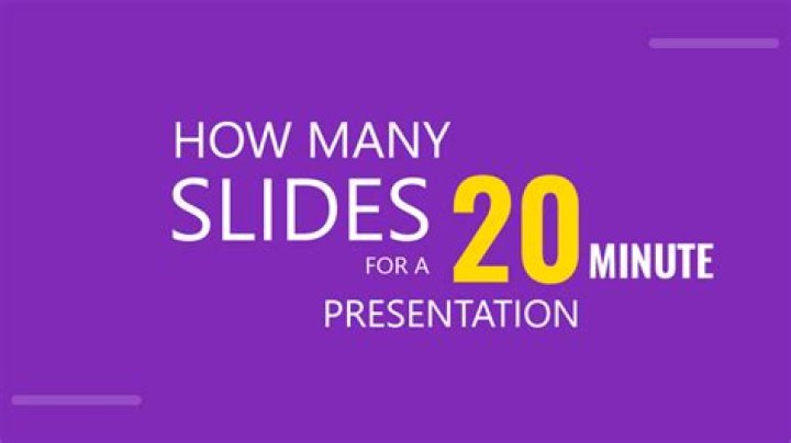 How many slides should a 1 hour presentation be