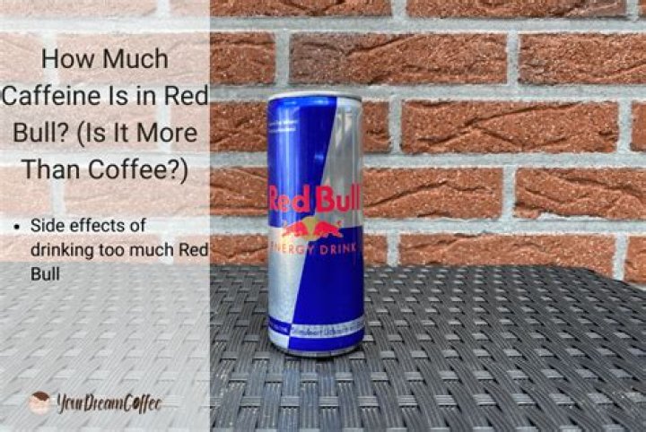 How much caffeine in a can of red bull