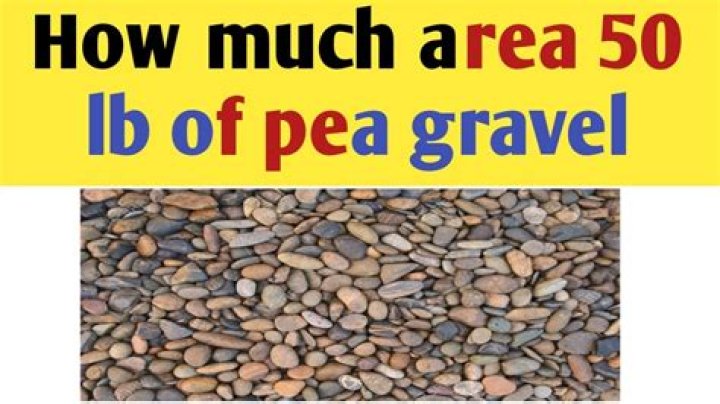 How much does a ton of pea gravel cover