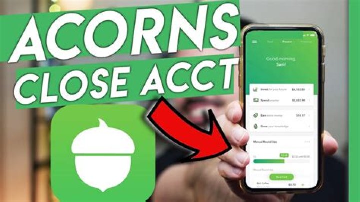 How to cancel acorns account