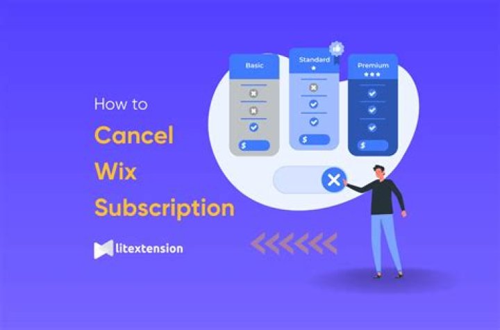 How to cancel wix subscription