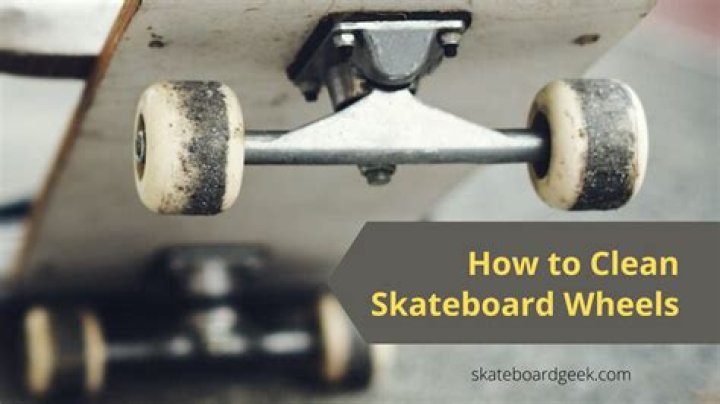 How to clean skateboard wheels