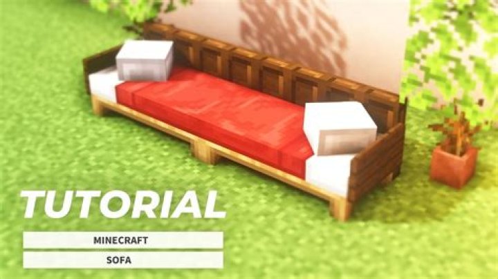 How to make a couch in minecraft