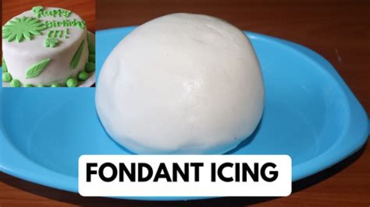 How to make fondant icing