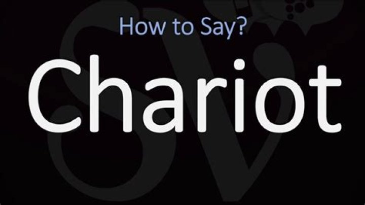 How to pronounce chariot