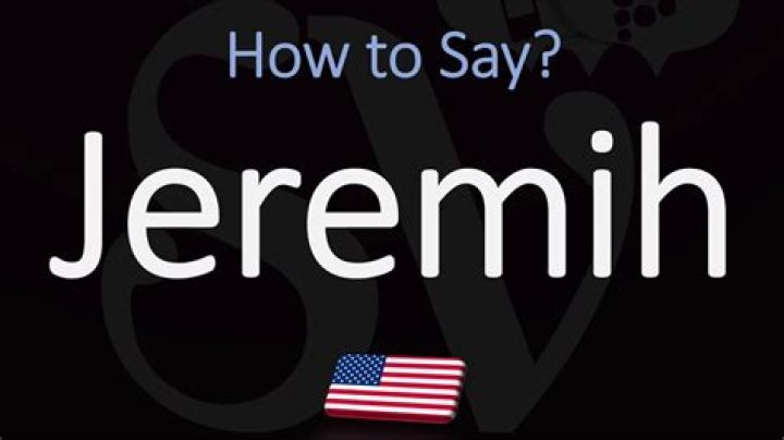 How to pronounce jeremih