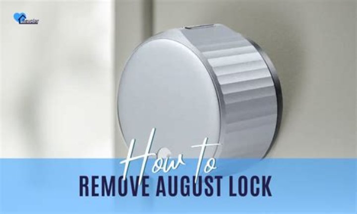 How to remove august lock