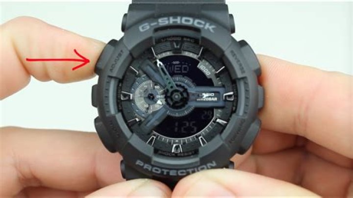How to reset g shock watch