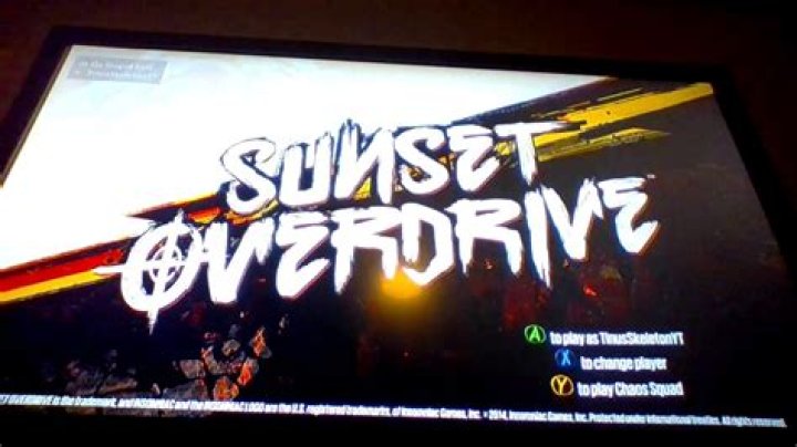 How to reset sunset overdrive