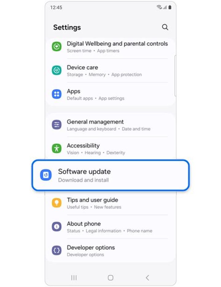 How to update samsung cloud