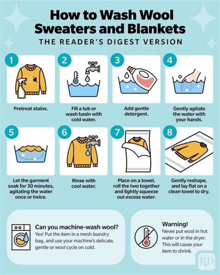 How to wash wool scarf