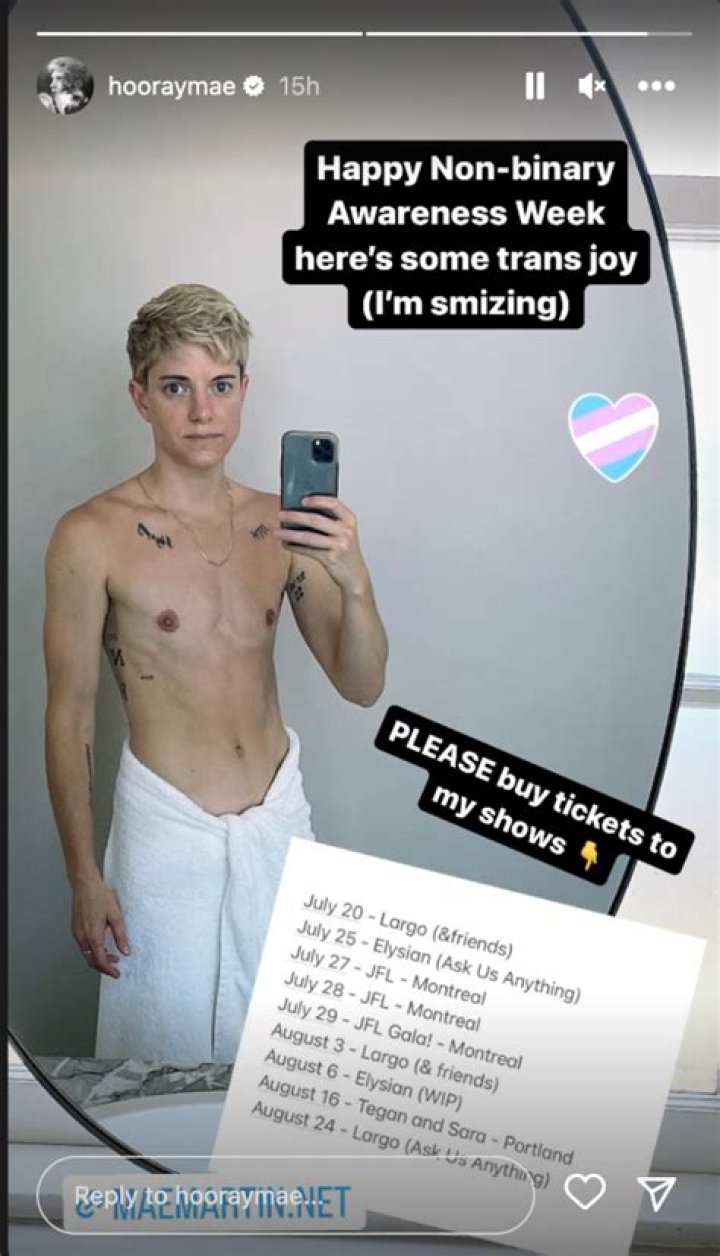Is Mae Martin transgender?
