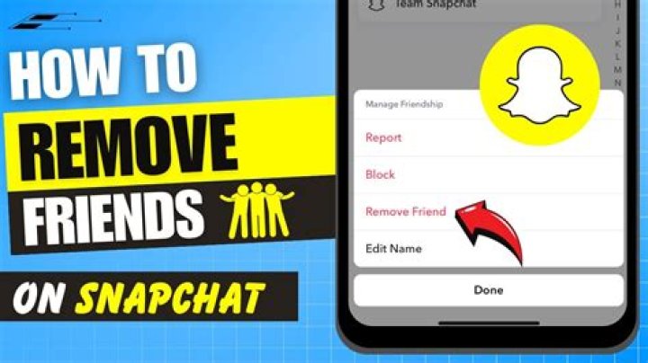 Is there an easier way to remove friends on snapchat