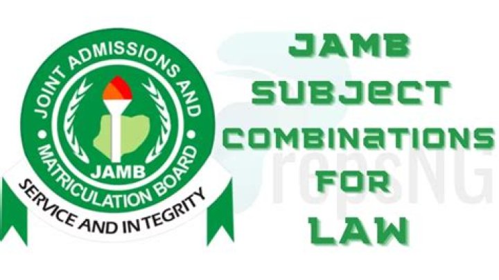 JAMB UTME Subject Combination for Law