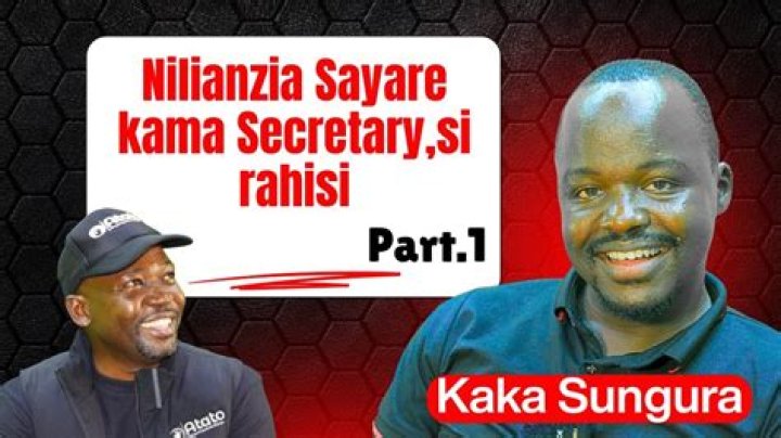 Kaka Sungura Biography; Real Name, Tribe