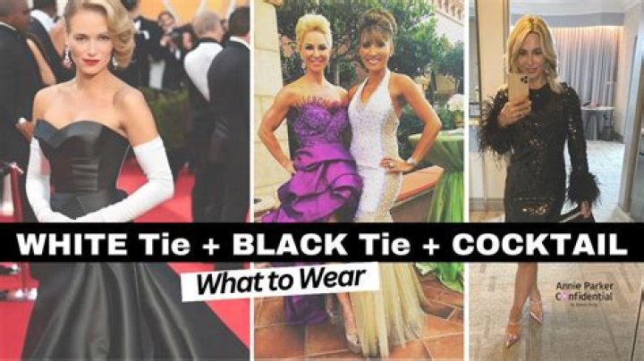 What do you wear to a black and white affair