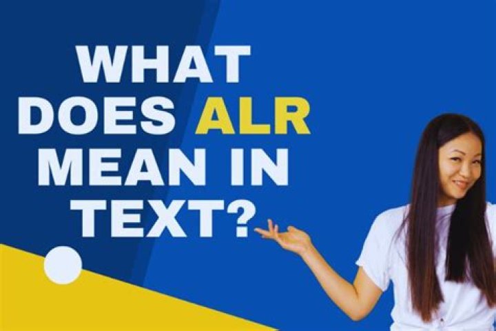 What does ALR Mean In TikTok? ALR Meaning In Text And Urban Dictionary