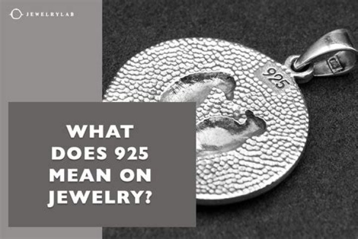 What does s25 mean on jewelry