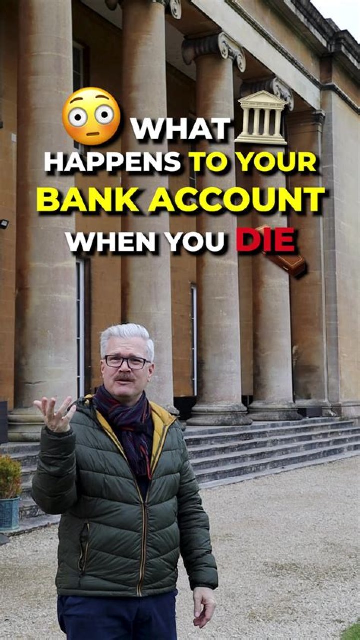 What happens to your bank account when you die