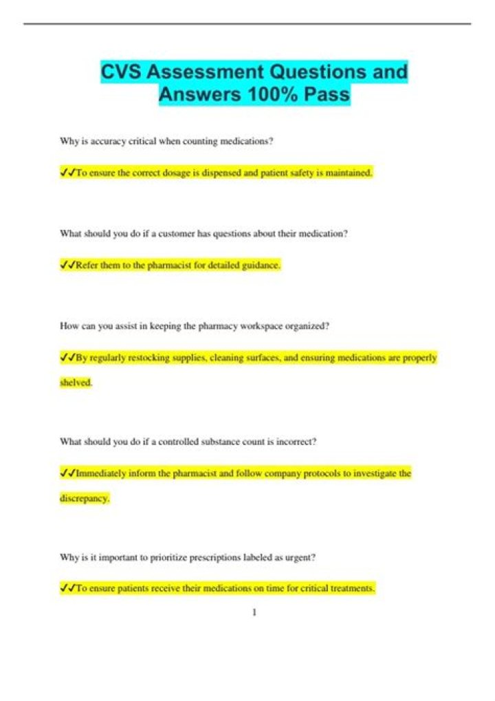 What is cvs assessment