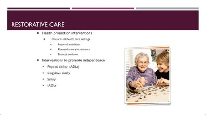 What is restorative care