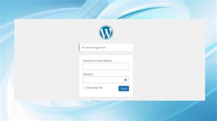 What is the wordpress login url