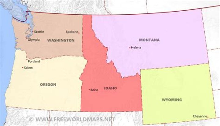 What states are in the northwest