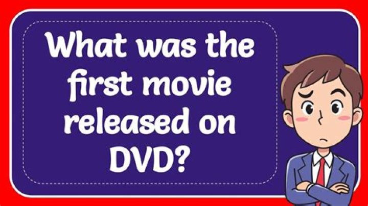 What was the 1st movie released on dvd