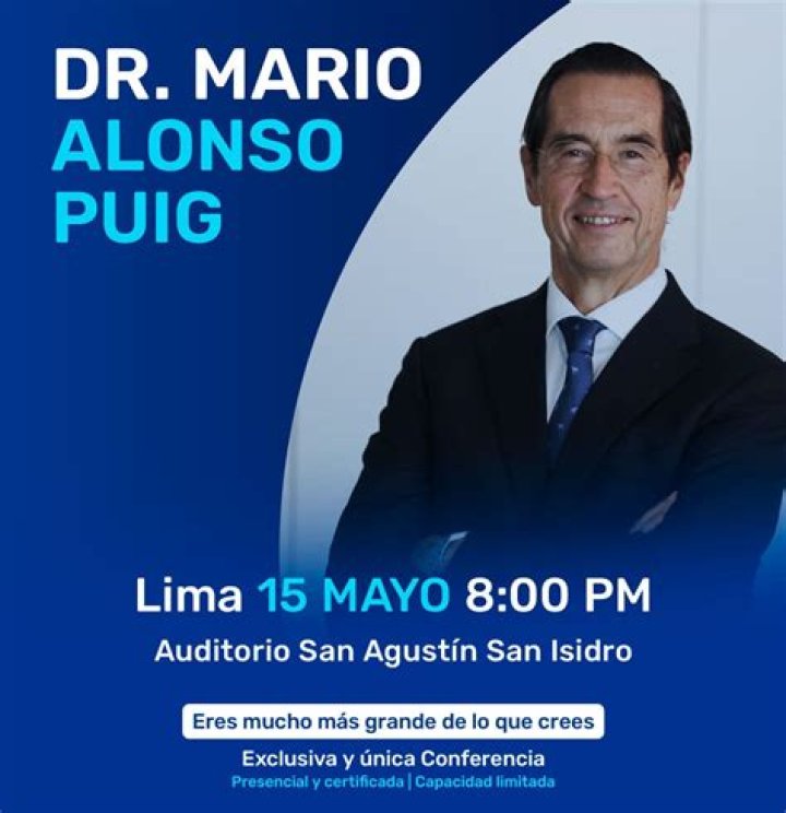 Who is Dr Mario Alonso Puig? What You Need To Know About Author and Physician
