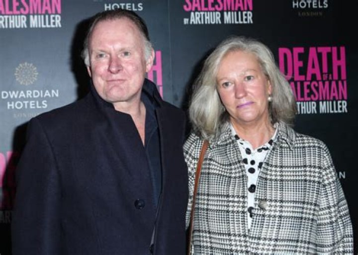 Who is Robert Glenister married to?