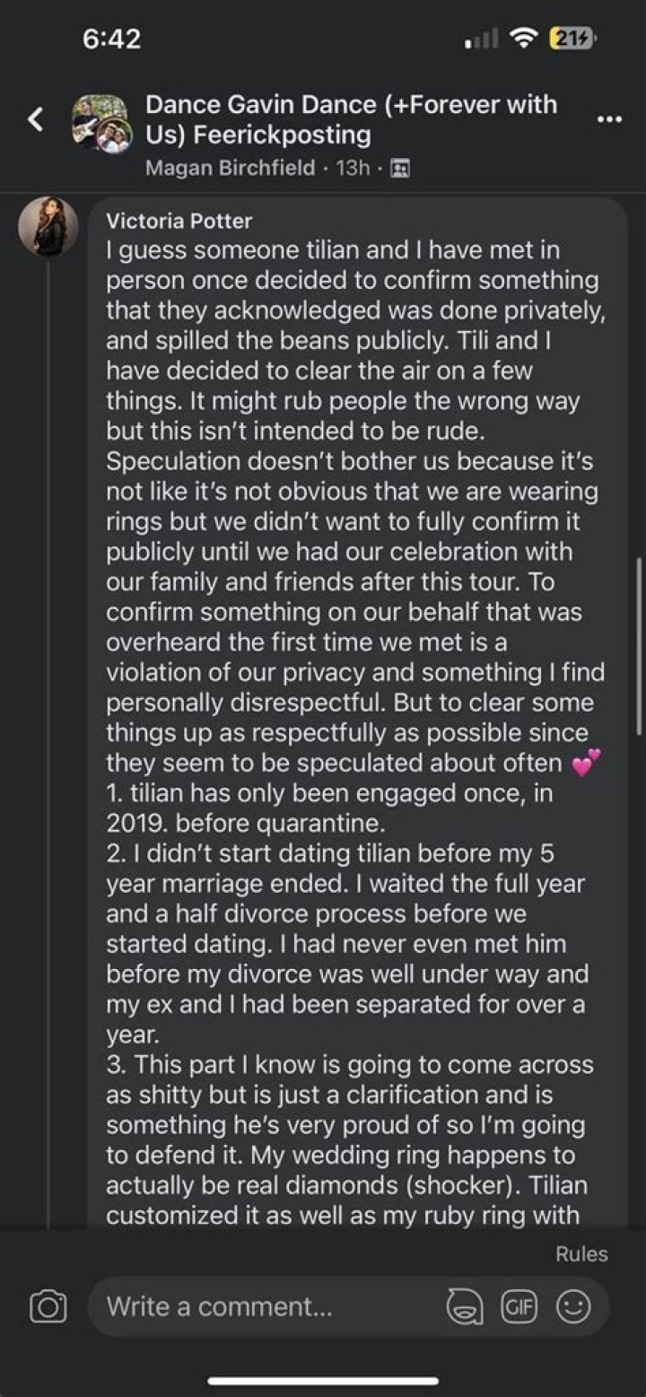 Who Is Spookypooky8 Reddit? Tilian Pearson Accuser Posted Pictures Of Dance Gavin Dance Musician