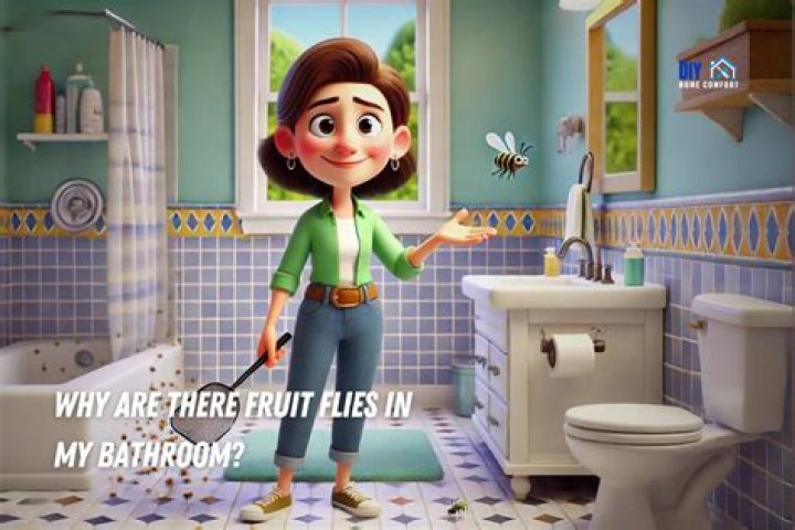 Why are there fruit flies in my bathroom